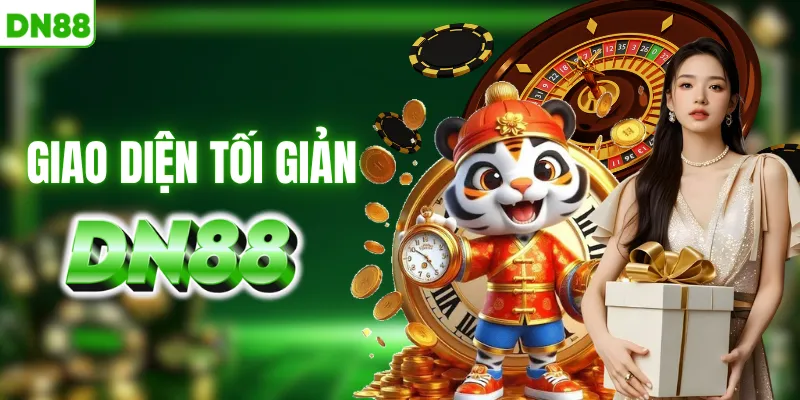 Giao diện nhà cái với phong cách thiết kế tối giản
