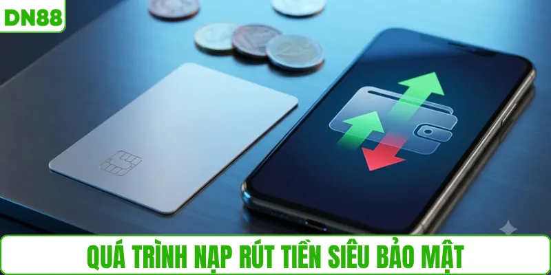 Quá trình nạp rút tiền siêu bảo mật